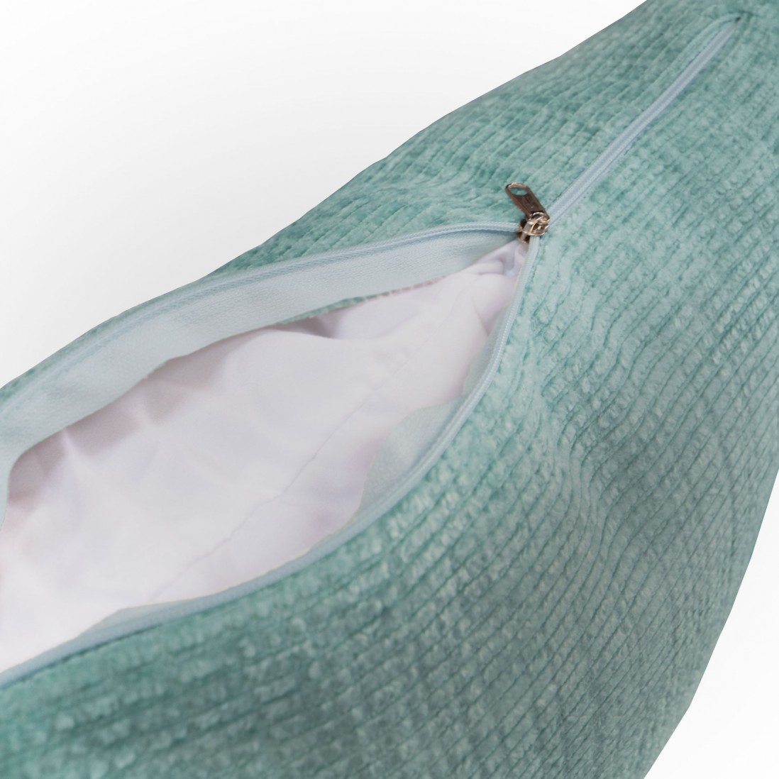 Perez Plain Decorative Cushion Aqua Blue