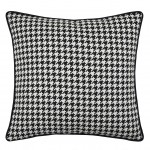 Edward/Lowlands Geometric Decorative Cushion Square Black