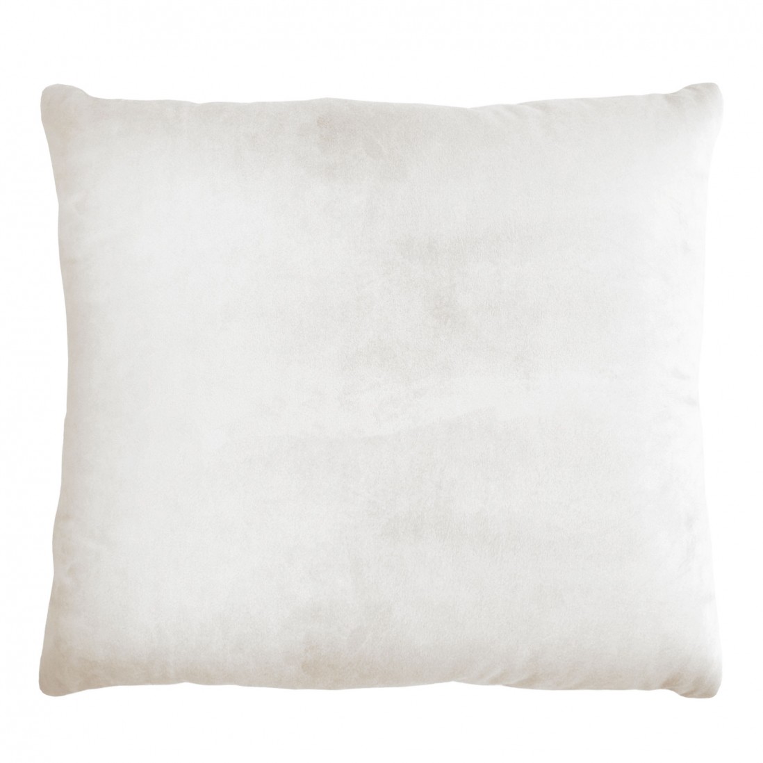 Velvet Plain Decorative Cushion White