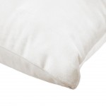 Velvet Plain Decorative Cushion White