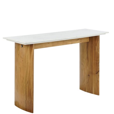 Wood/Marble Console 508