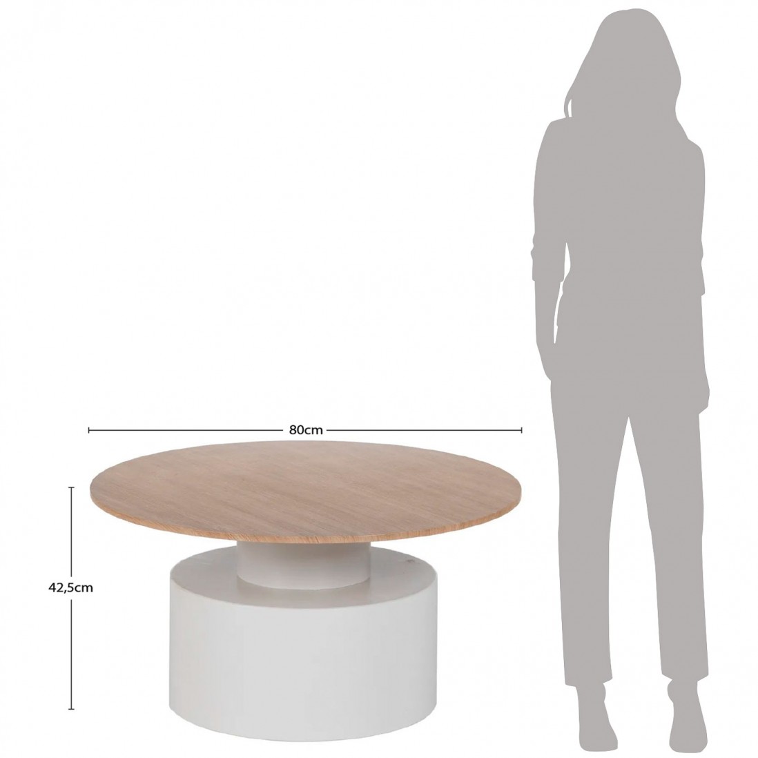 Wood/Metal Coffee Table 146