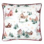 Almofada Decorativa de Natal Melbo 001 Quadrada Vermelha