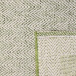 Caprice Weiss/Green Area Rug