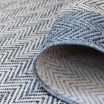 Caprice Weiss/Blue Area Rug