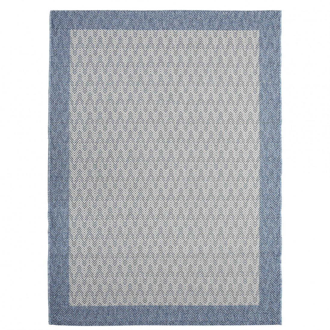 Caprice Weiss/Blue Area Rug