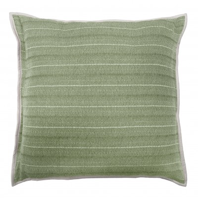 Cabila Chevron Decorative Cushion Square Dry Green