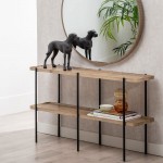Wood/Metal Console 103
