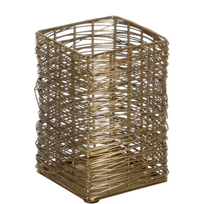 Vaso Decorativo de Metal 883 Dourado