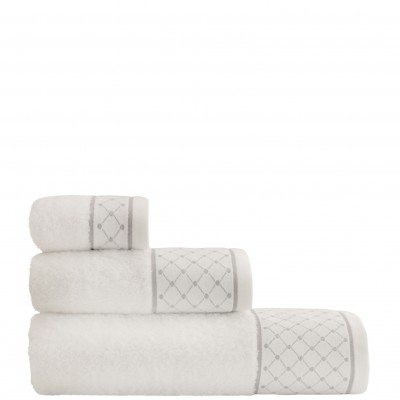 Marti 3 Towels Bath Set White