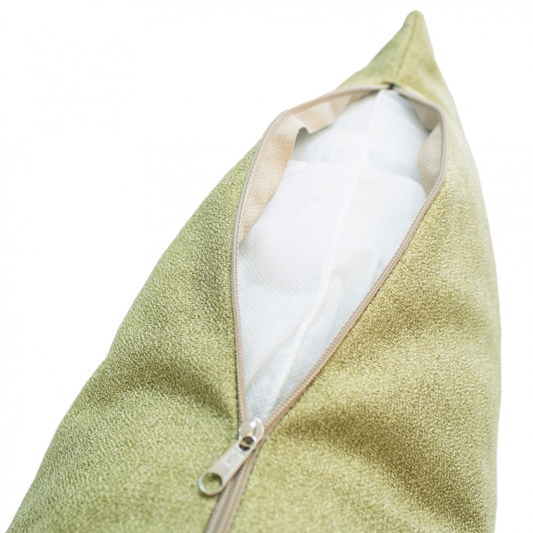 Loris Plain Decorative Cushion Green