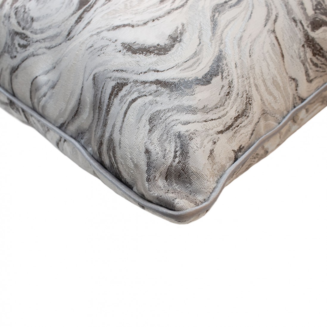 Marm Abstract Decorative Cushion Square Gray