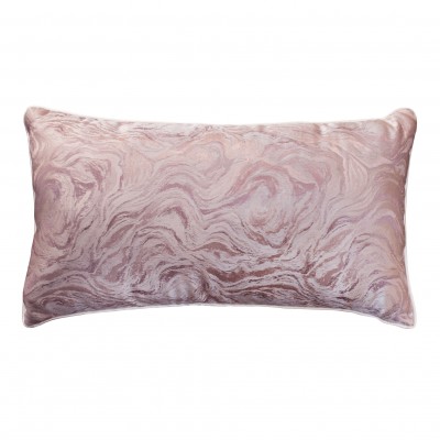 Marm Abstract Decorative Cushion Rectangular Pink