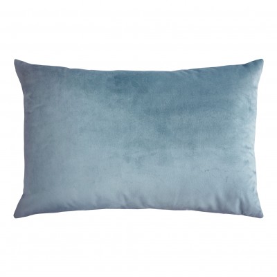 Velina Plain Decorative Cushion Light Blue