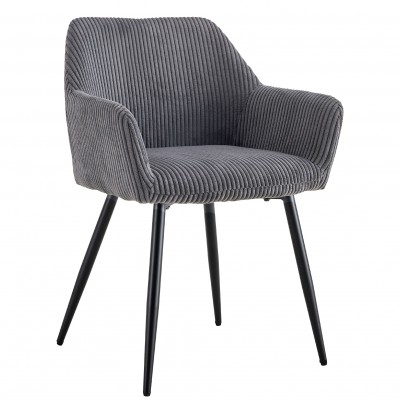 Bombazine Dining Chair Rochelle Gray - Pack 2