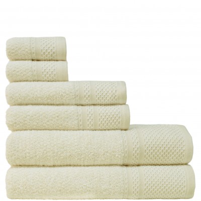 Fil F-300 6 Towels Bath Set Beige