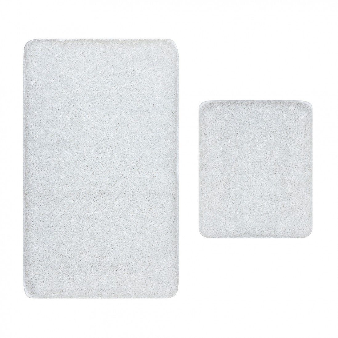 Alfombra de Bao Redonda Veneza Blanco