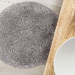 Round Bath Rug Viena Gray