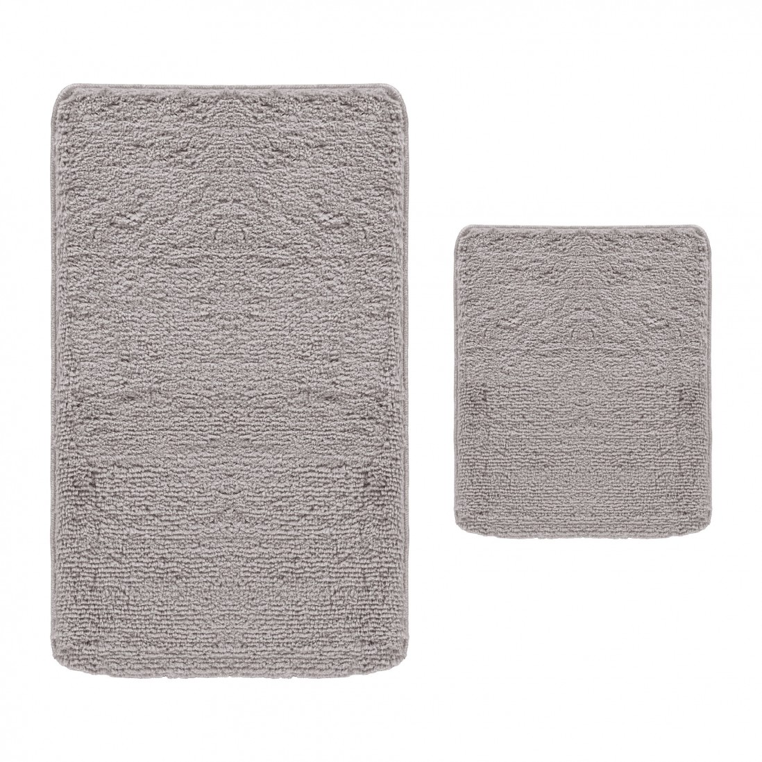 Viena Bath Rug Set Gray