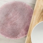 Round Bath Rug Viena Pink