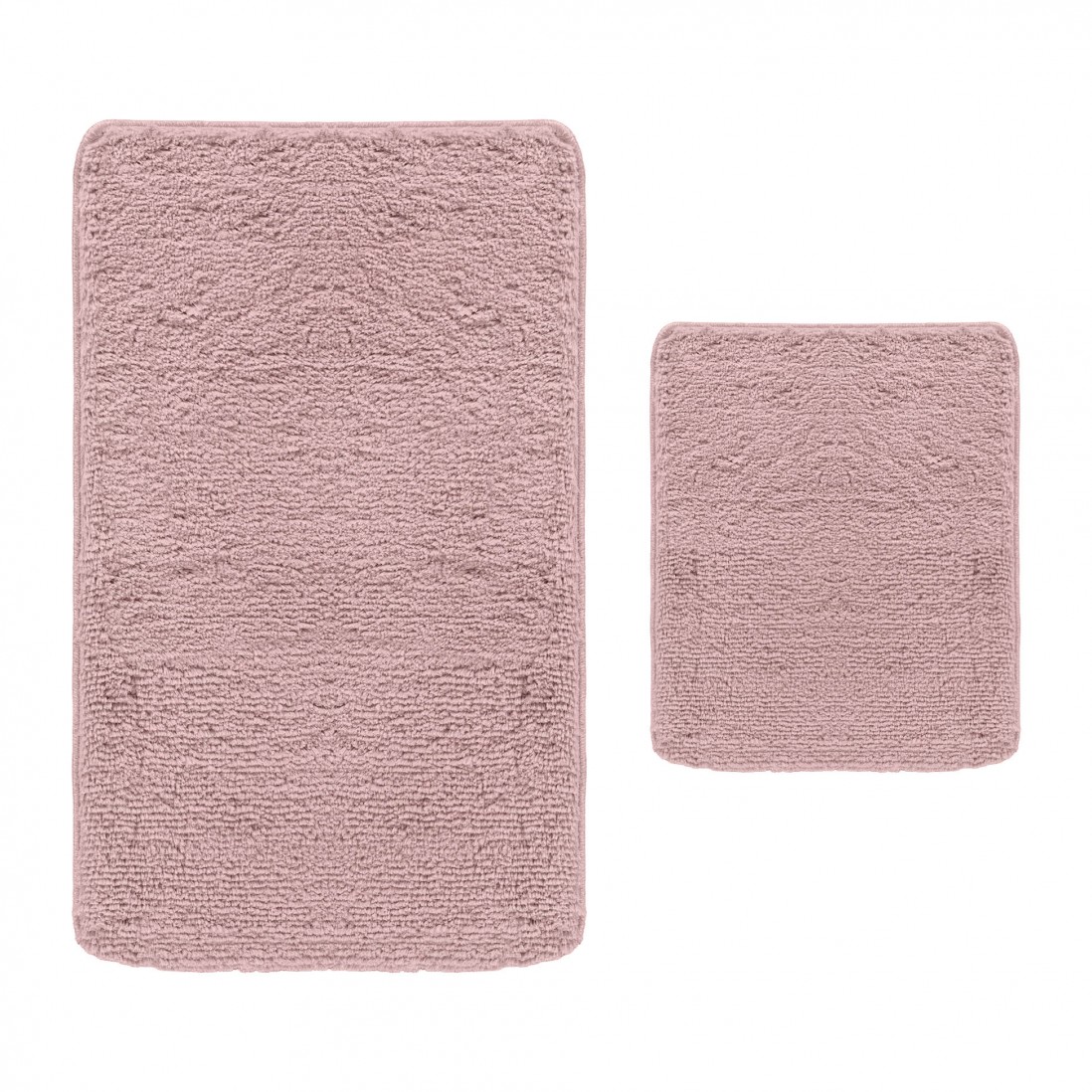 Viena Bath Rug Set Pink