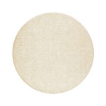 Round Bath Rug Veneza Beige