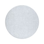 Round Bath Rug Veneza White