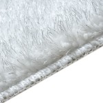 Alfombra de Bao Redonda Veneza Blanco