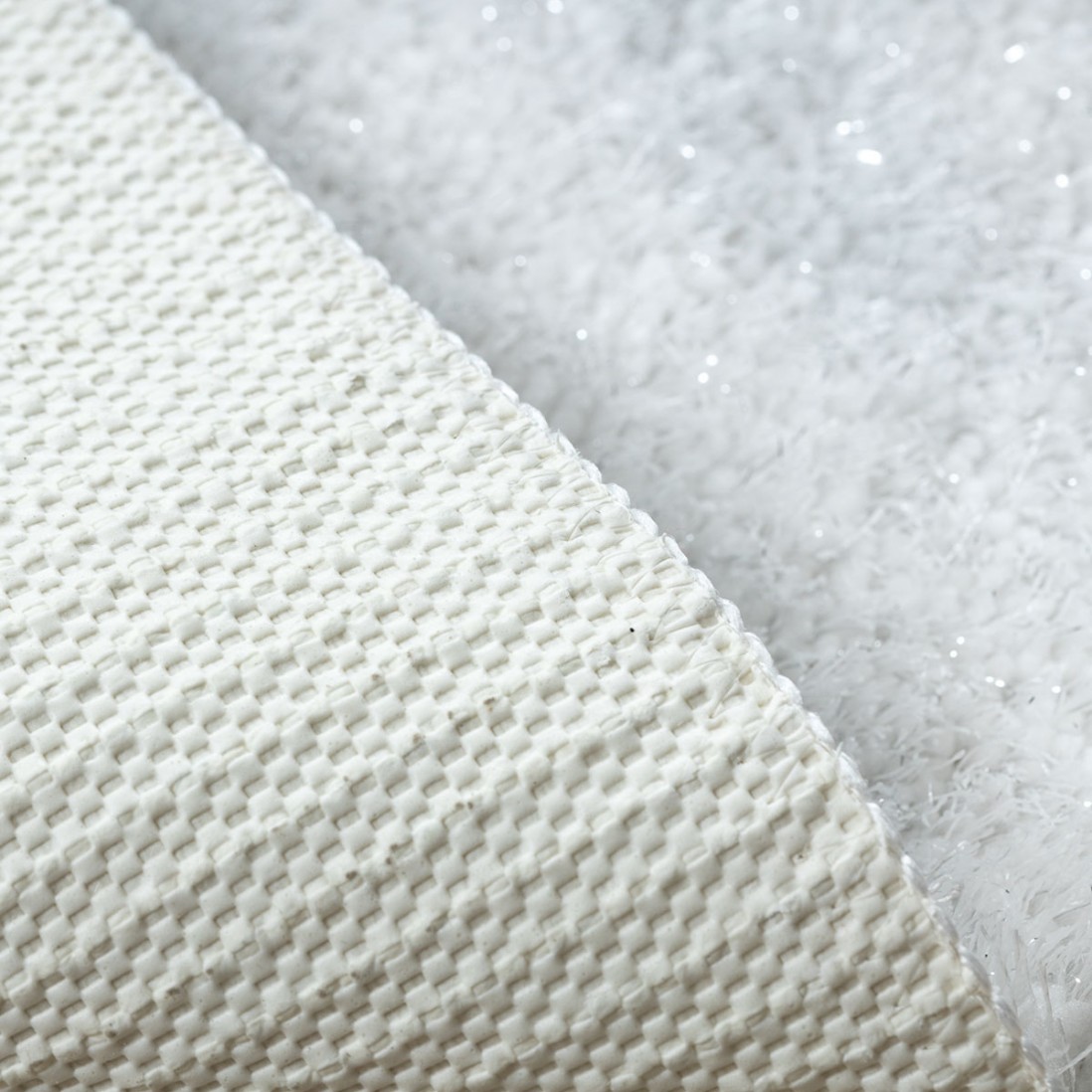 Alfombra de Bao Redonda Veneza Blanco