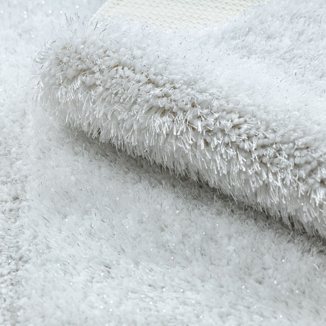 Alfombra de Bao Redonda Veneza Blanco