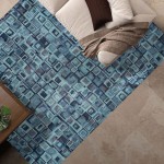 Tapete Geomtrico Glam Velvet 3652/004 Azul