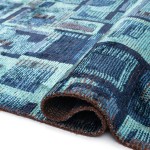 Alfombra Geomtrica Glam Velvet 3652/004 Azul