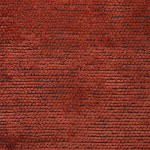 Alfombra Redonda Lisa Glam Velvet 2025/310 Rojo