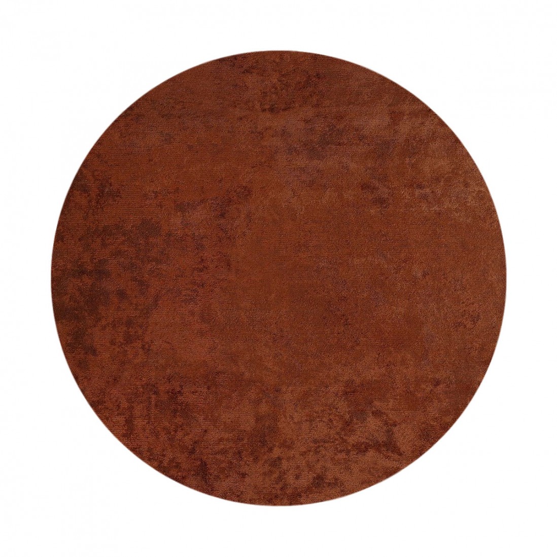 Plain Round Rug Glam Velvet 71431/840 Red