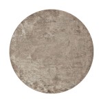 Plain Round Rug Glam Velvet 71431/831 Beige