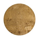 Plain Round Rug Glam Velvet 71431/836 Golden