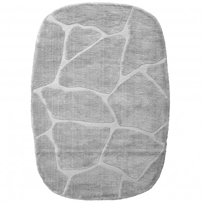 Modern Oval Rug Mori 14067/5171 Gray