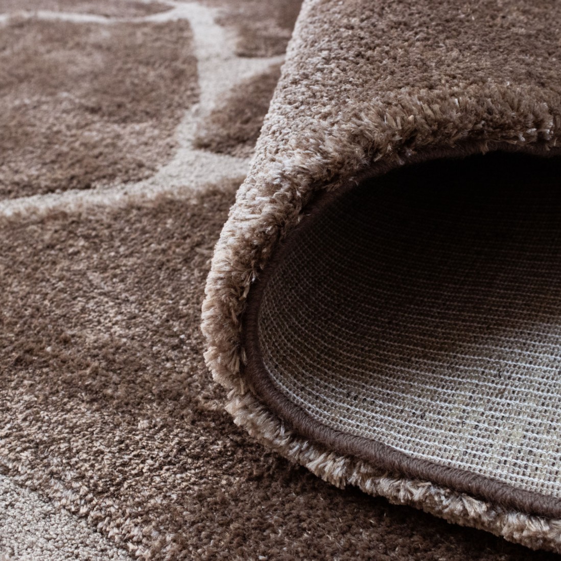 Modern Oval Rug Mori 14067/7222 Brown