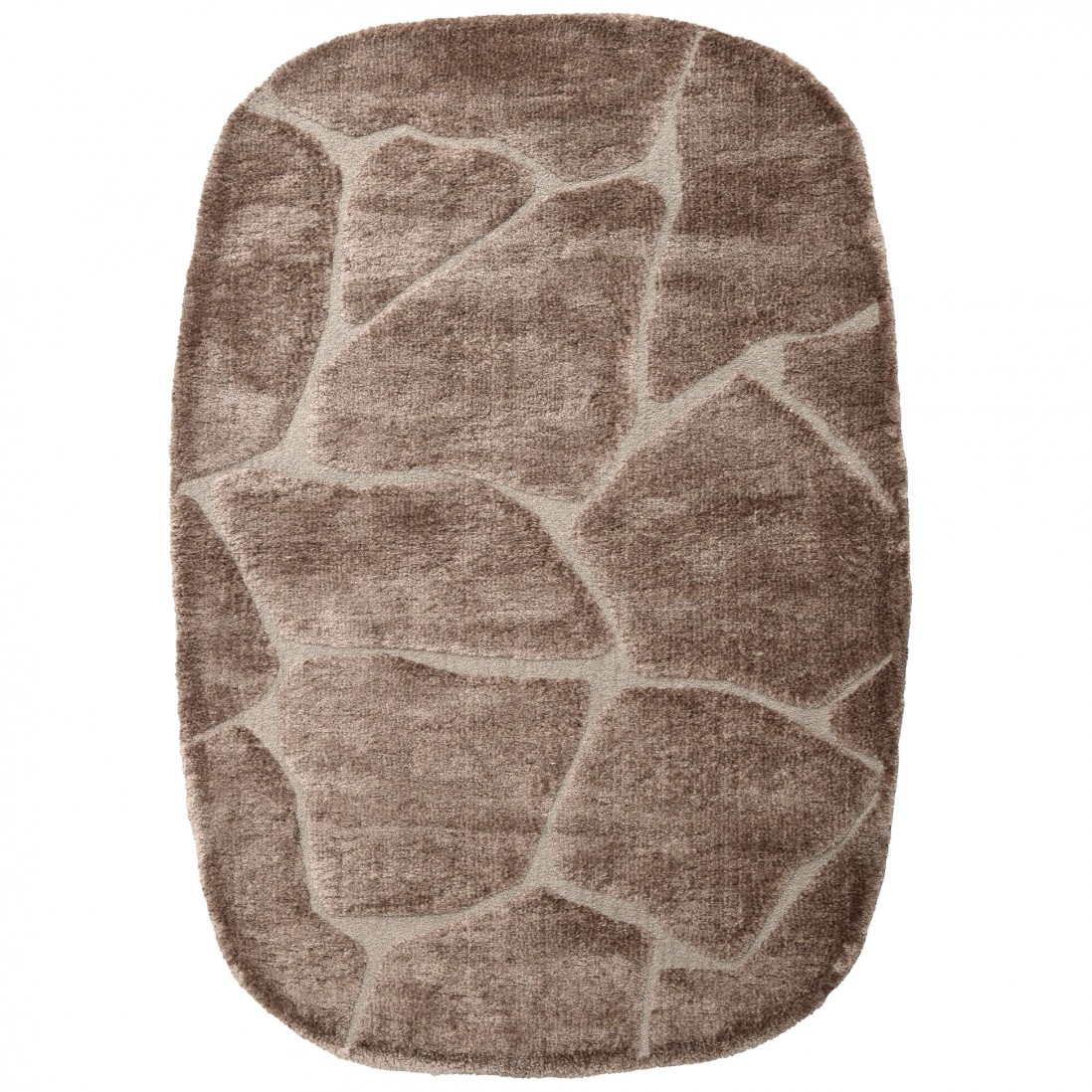 Modern Oval Rug Mori 14067/7222 Brown