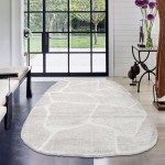 Modern Oval Rug Mori 14067/6191 Natural