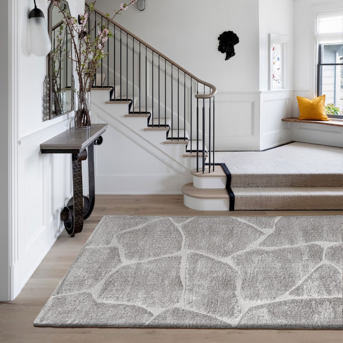 Modern Area Rug Mori 14067/5171 Gray