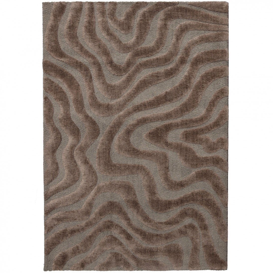 Modern Area Rug Nagano 13020/7222 Brown