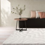 Modern Area Rug Nagano 13020/6191 White