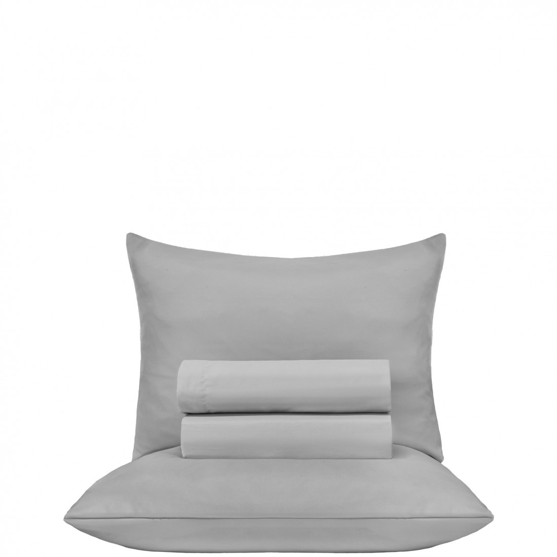 Juego de Sbanas Cama Individual Micro 3 Piezas Gris