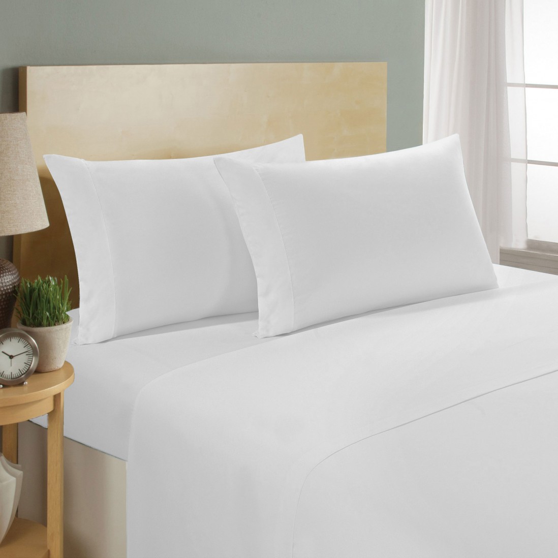 Jogo de Lenis Cama de Solteiro Micro 3 Peas Branco