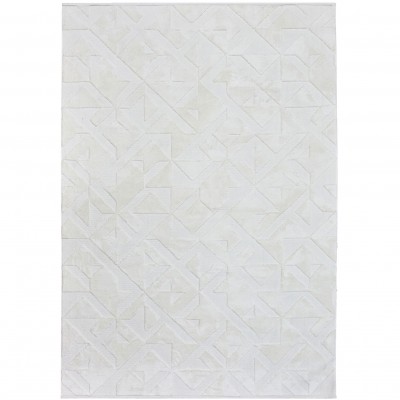 Modern Area Rug Bosco 869/001 White