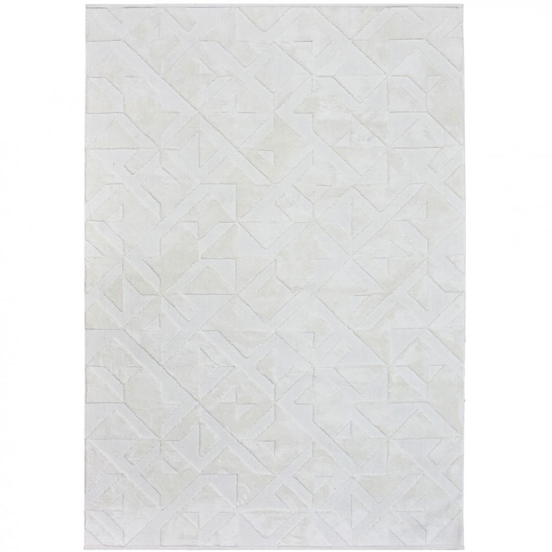 Modern Area Rug Bosco 869/001 White