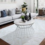 Modern Area Rug Bosco 869/001 White