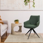 Swivel Dining Chair Dijon Green