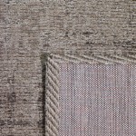 ANTIK CHENILLE GRUNGE TAUPE AREA RUG